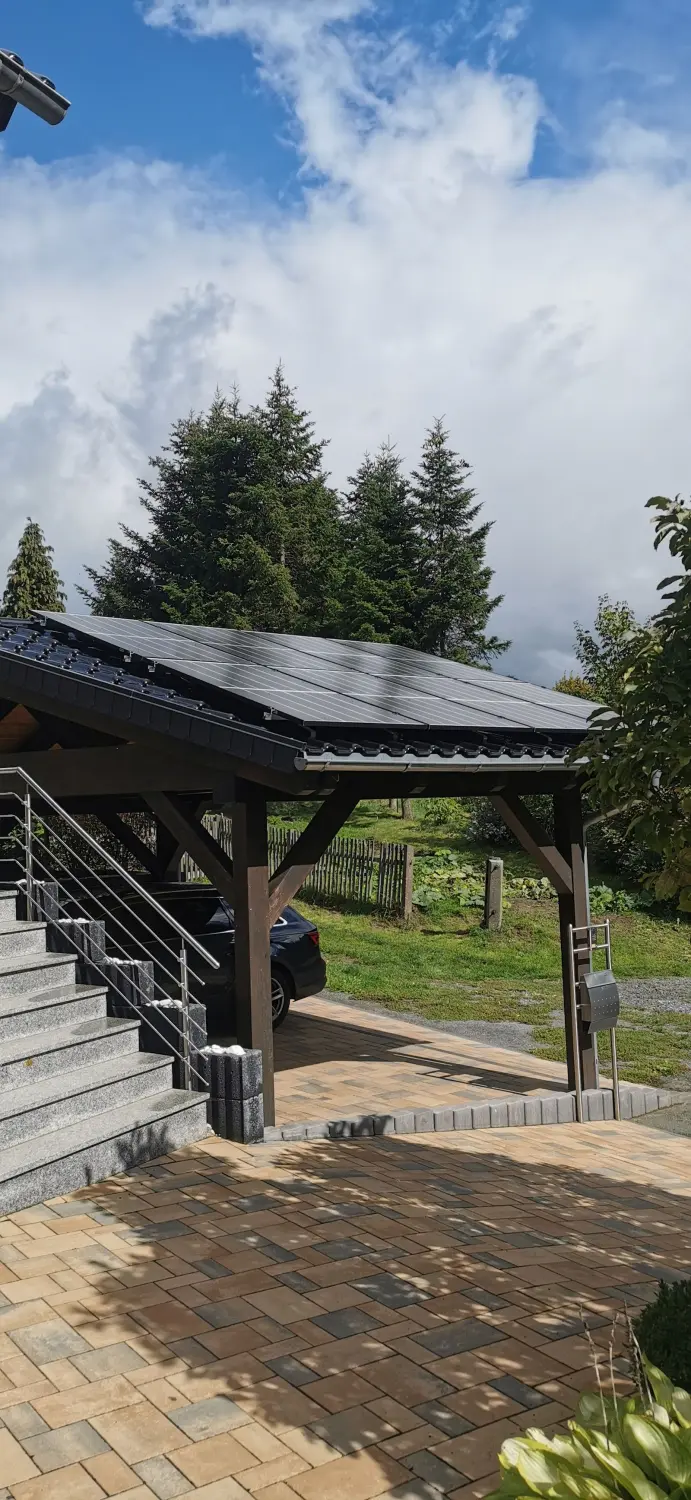 Gestell (Unterkonstruktion) vom Solarzentrum Thüringen