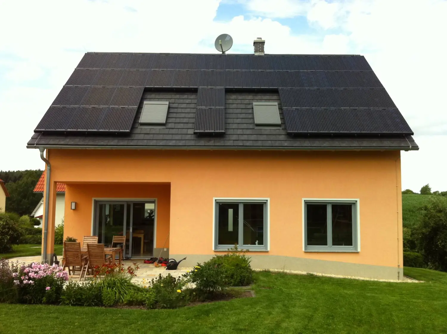 PV-Anlage mitverschiedenen Unterkonstruktionen vom Solarzentrum Thüringen