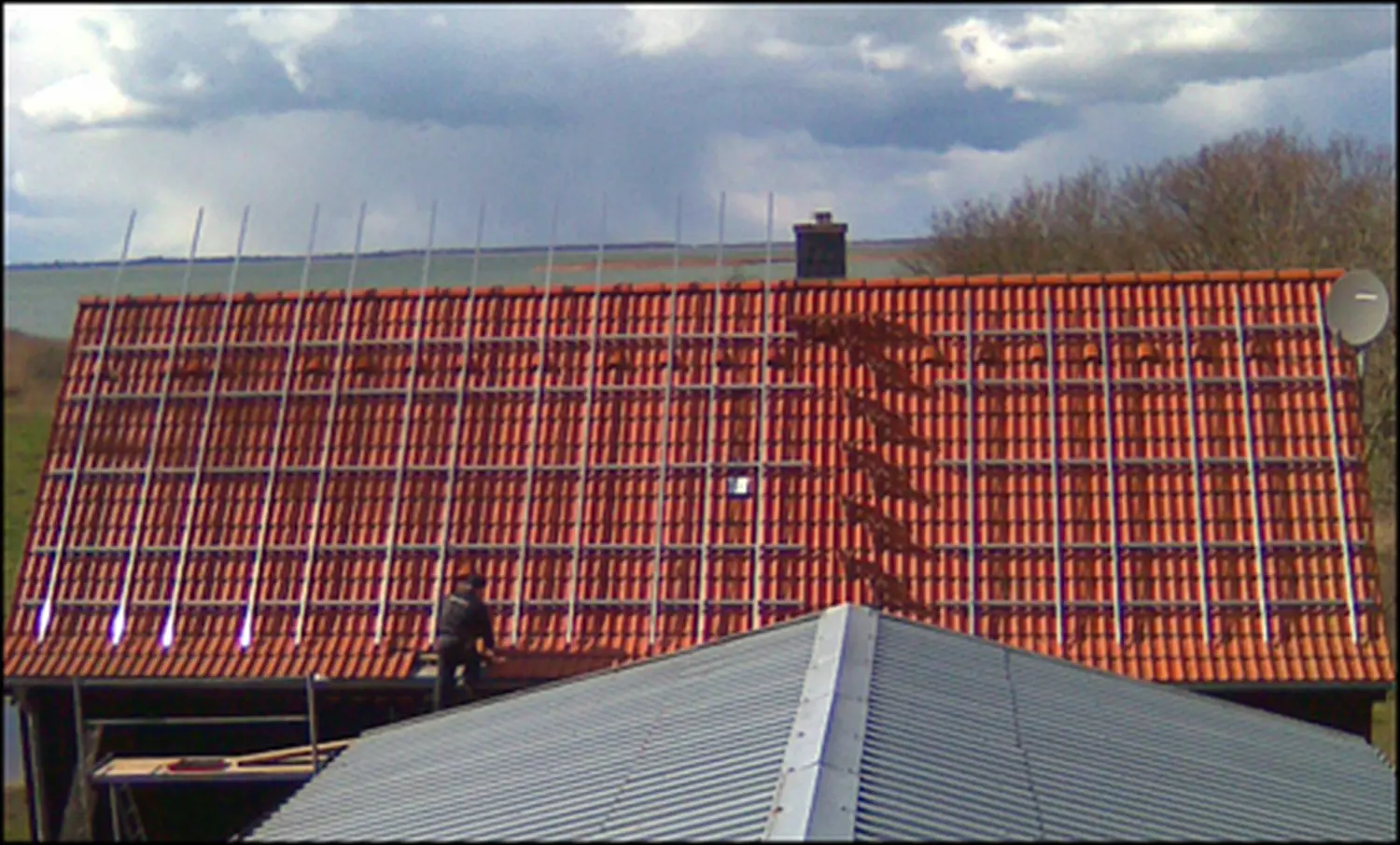 Gestell (Unterkonstruktion) vom Solarzentrum Thüringen