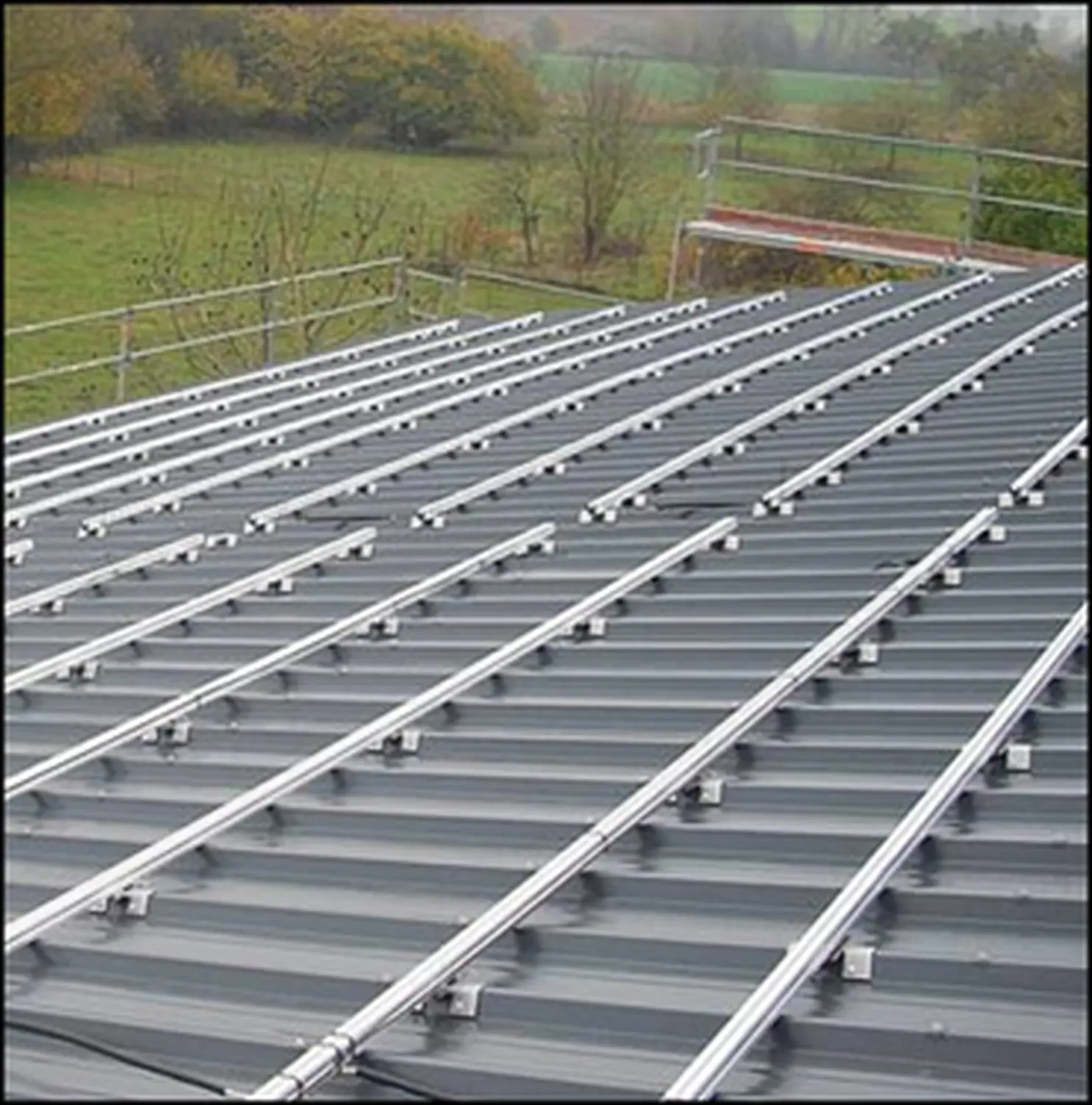 Gestell (Unterkonstruktion) vom Solarzentrum Thüringen