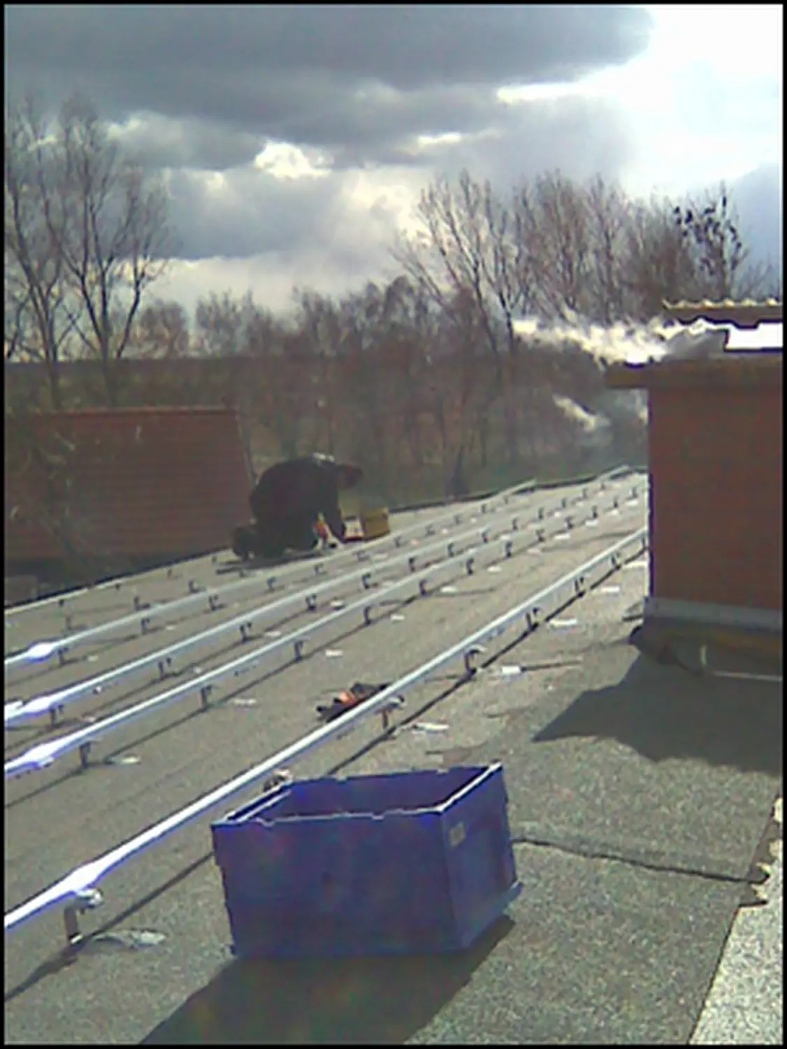 Gestell (Unterkonstruktion) vom Solarzentrum Thüringen