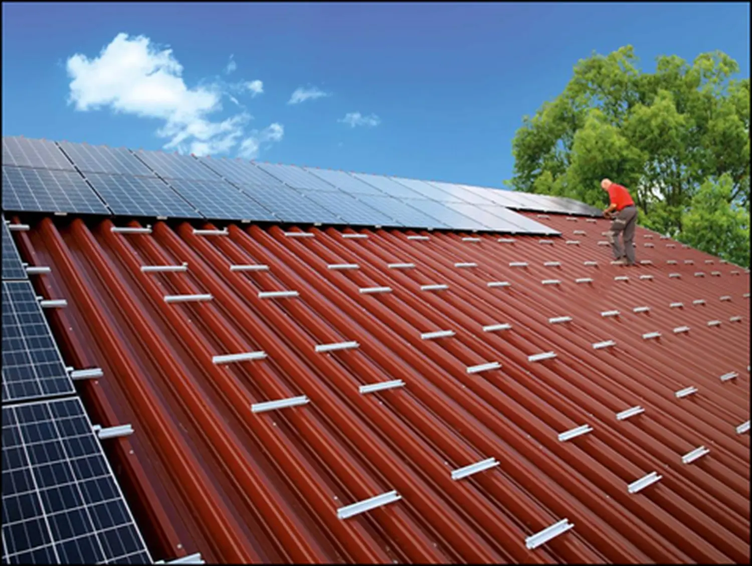 Modulfläche vom Solarzentrum Thüringen